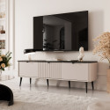 Szafka RTV NAVANI 160 cm z ryflowanym frontem
