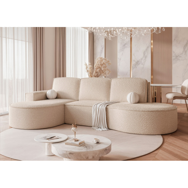 Narożnik tapicerowany SOFIA L z funkcją spania i pojemnikiem