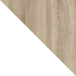 Biały / dąb sonoma